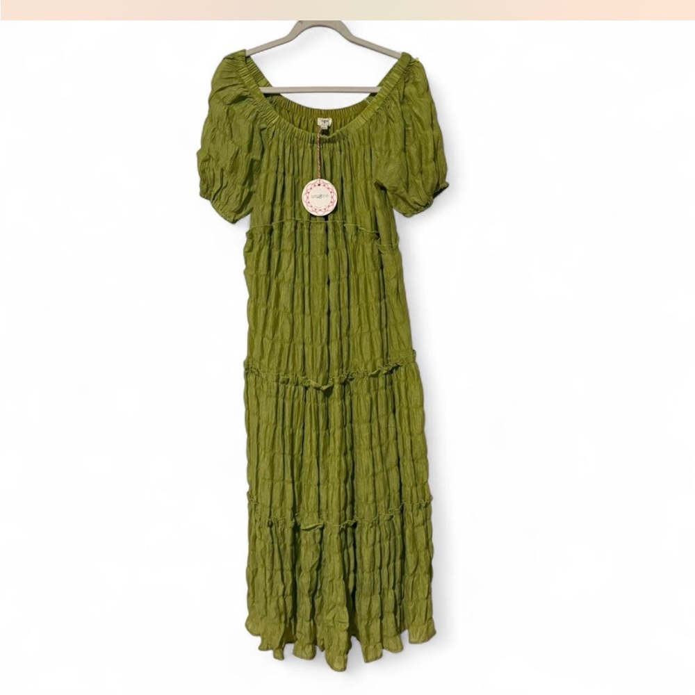 Umgee Sage Green Maxi Dress